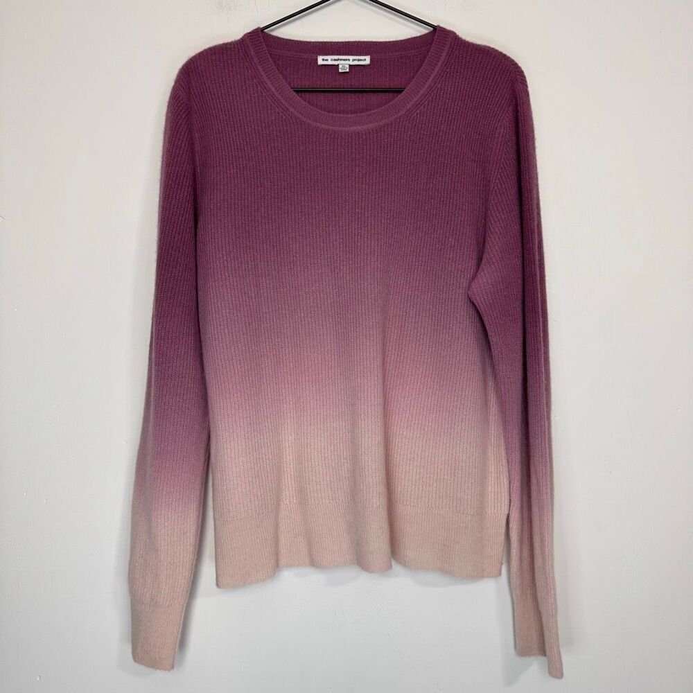 The Cashmere Project Ombre Dip Dye Sweater XL